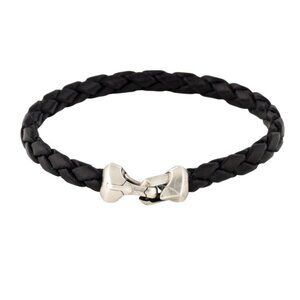 DAVID YURMAN ARMORY® STERLING SILVER 925 LEATHER BRACELET